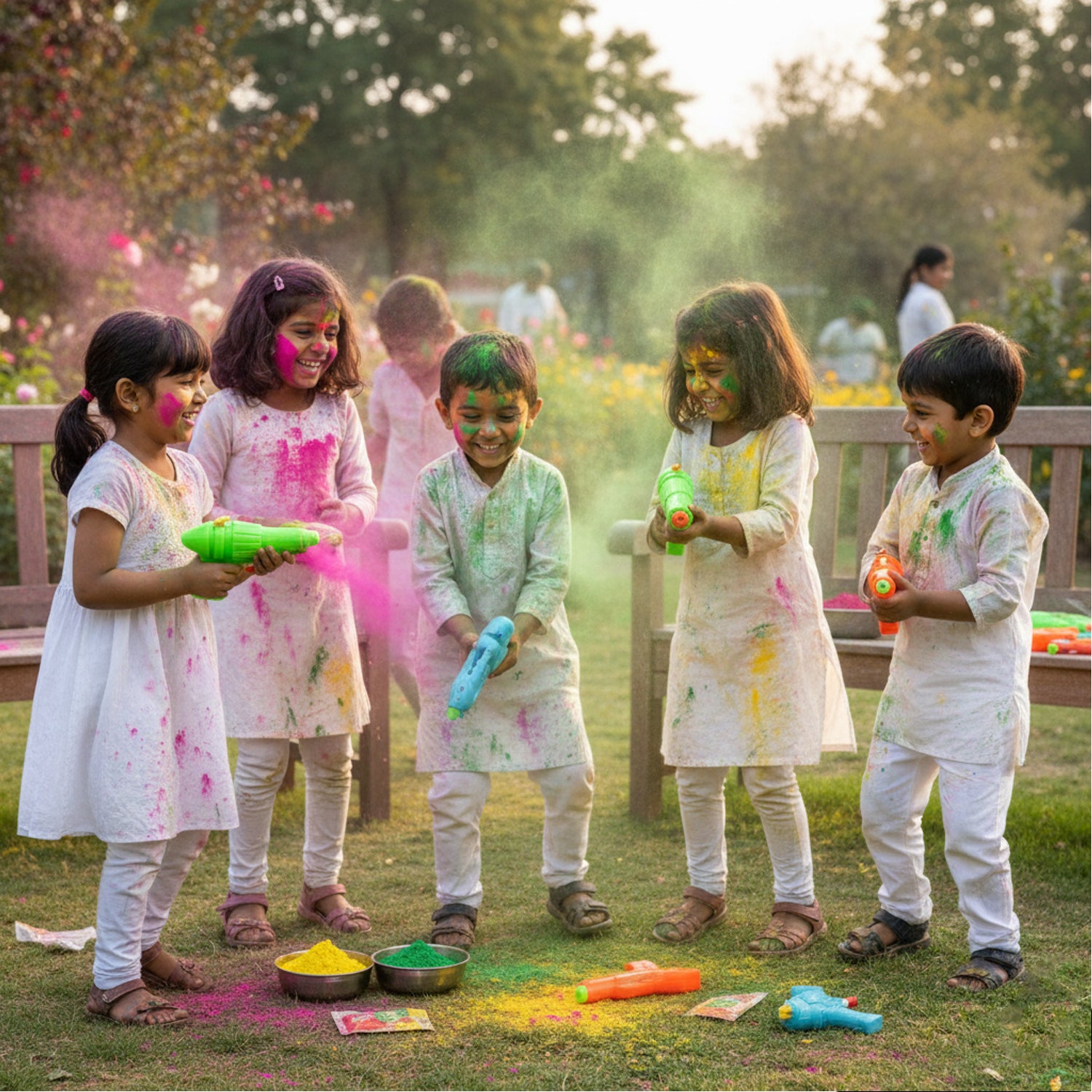 Lightweight plastic water blaster