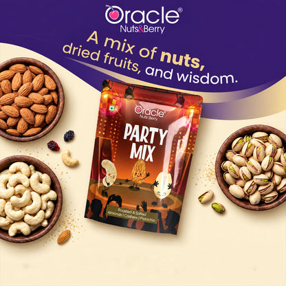Party Mix Premium Crunchy Blend of Nuts and Savoury Snacks for Party Sharing (200g)