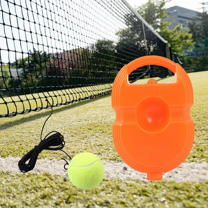 17599 Tennis Trainer Rebound Ball with String, Convenient Tennis Training Gear, Tennis Practice Device Base for Kids Adults
