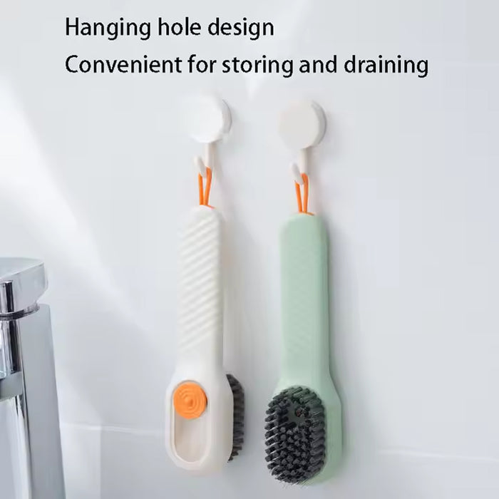 Multifunctional Scrubbing Brush with Liquid / Soap Dispenser (2 Pc Set)