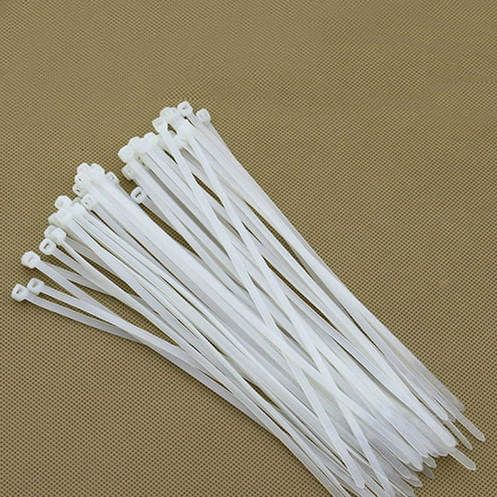 6Inch Nylon Self Locking Cable Ties, Heavy Duty Strong Zip Wire Tie. Pack of 100