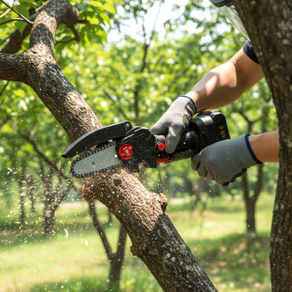 mini electric saw for wood cutting tasks