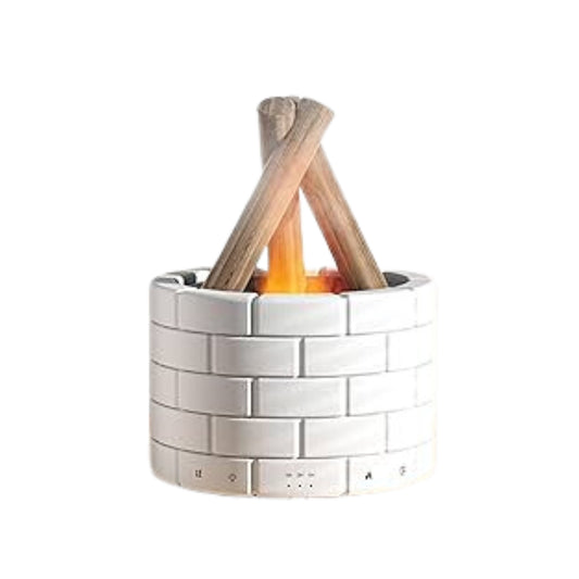 Bonfire Shaped Diffuser Essential Oil Diffuser Multi Function Flame Oil Diffuser (1 Pc)