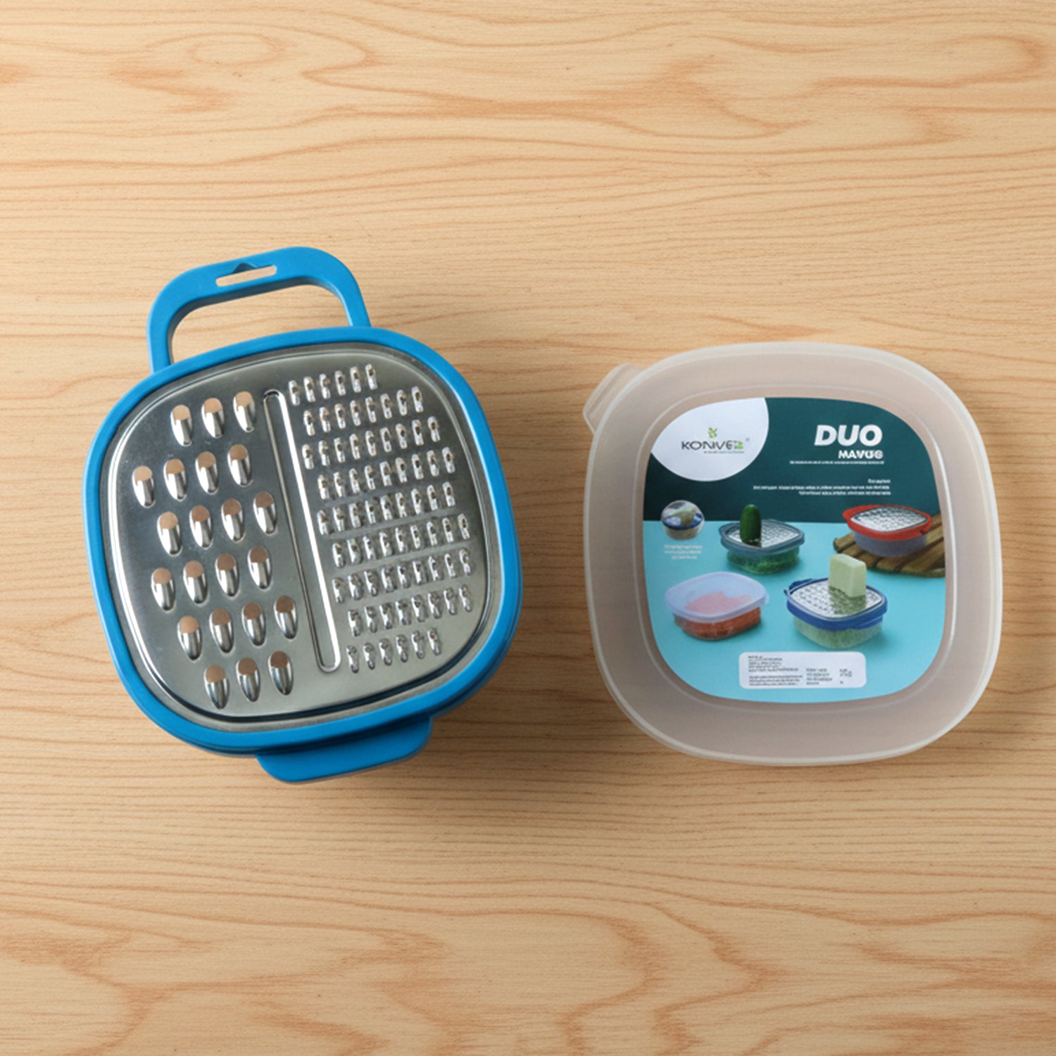 manual food grater with container storage box