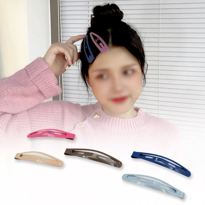 12653 Stylish Women Metal Hairpins Sweet Cute Girls DIY Barrettes Clip for Hair Accessories (5 pcs set)