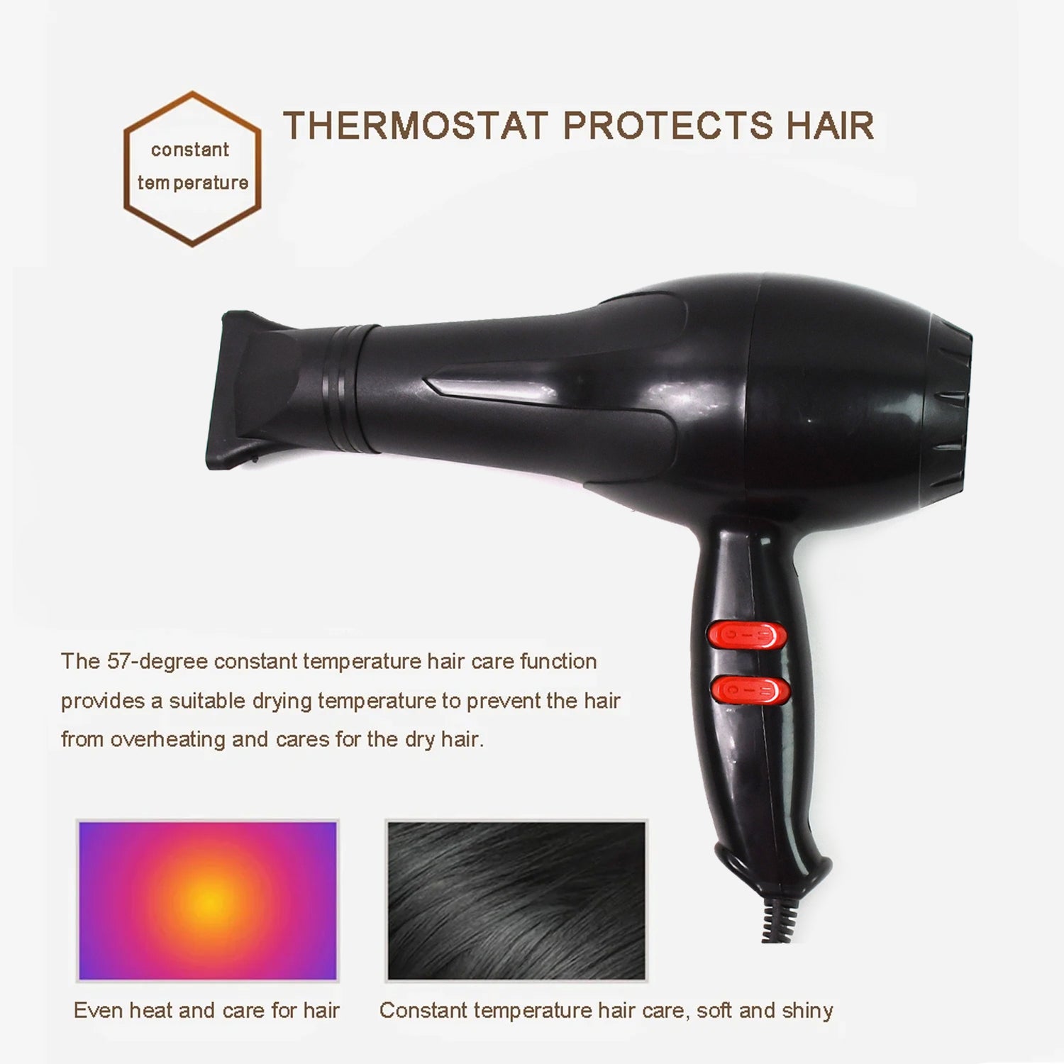 Professional Multi Purpose Hair Dryer Salon (1800 Watts)