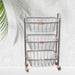 3-layer kitchen trolley for fruits, vegetables, and more