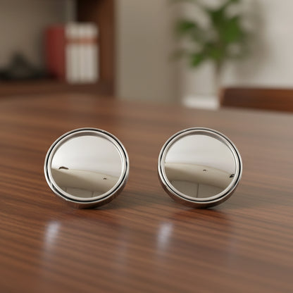 Car safety mirror for blind spot elimination