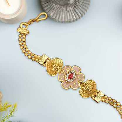 Chic Gold Brass Bracelet – Modern Elegance