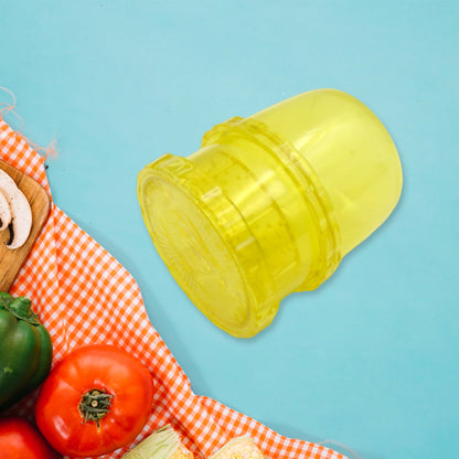 Portable juicer and grinder for fruits, vegetables, and soy milk.