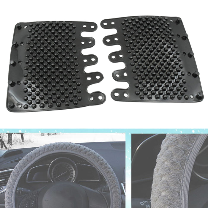 Silicon Car Massage Steering Cover High Quality Suitable For All Car (2 Pc Set)