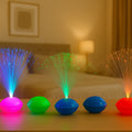 Fiber Optic LED Night Lamps Set – 12-Piece Color Changing Decor