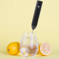Electric Handheld Milk Frother – Portable Stainless Steel Whisk