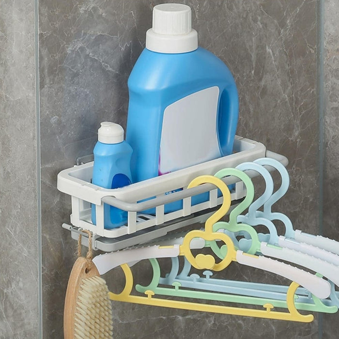 Multipurpose Platic Hanging Drain Rack Retractable Sponge Storage Hang ...