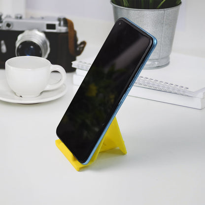 Customized / Personalized Adjustable Foldable Plastic Mobile Phone Stand (1 Pc / Mix Color)