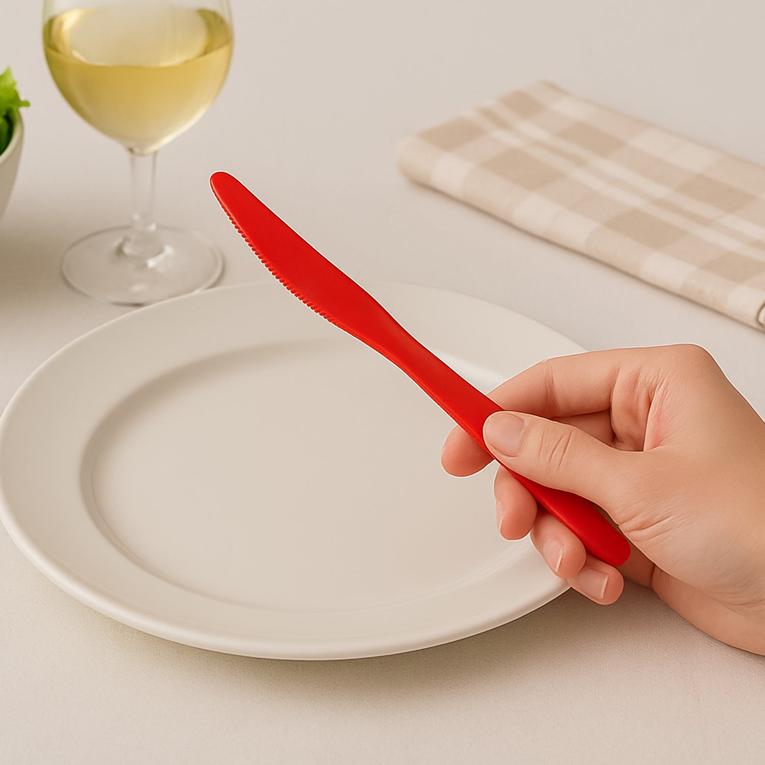 Reusable Lightweight Food-Grade Knives (10 Pc)