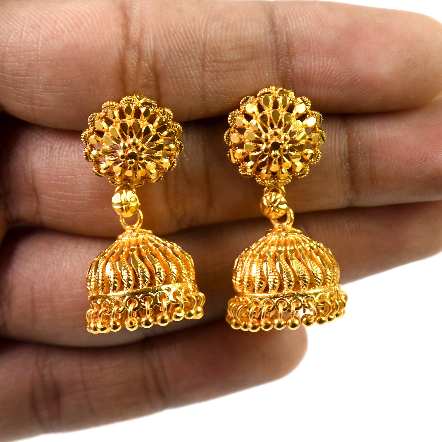 Opulence Unveiled: Bold & Beautiful Jumka Earrings