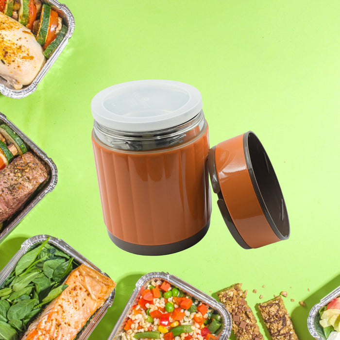 Leak-proof Thermos Flask For Hot Food, Warm Soup Cup, Vacuum Insulated Lunch Box, Food Box for Thermal Container For Food Stainless Steel