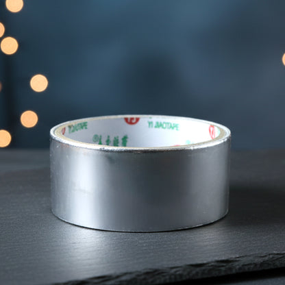 Applying aluminium foil tape on surface