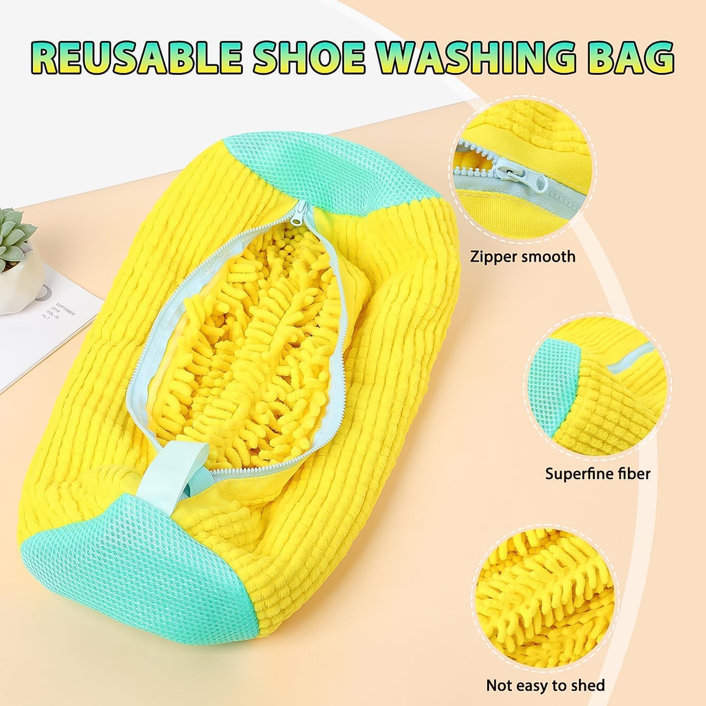 Microfiber Chenille Shoe Cleaning Cover