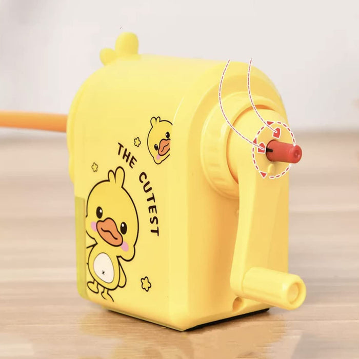 Plastic Cutest Duck Pencil Sharpener (1 Pc)