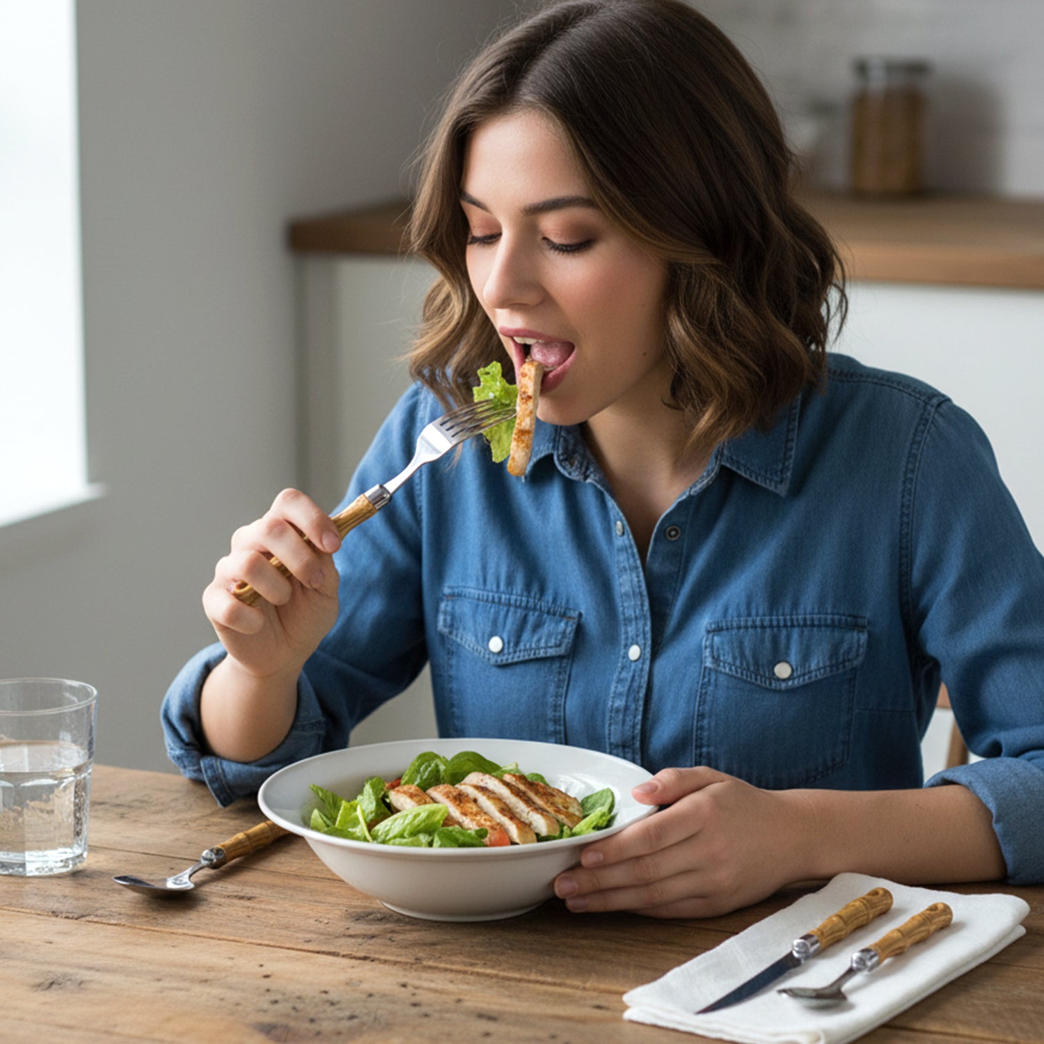 Stainless steel flatware