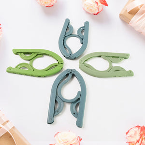 Travel Hangers – Compact Foldable 4-Pack for Easy Storage