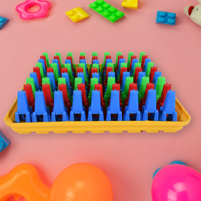 Plastic Color Crush Game Board, A Puzzle Game, Challenge's Educational Board Game's, Game for Kids & Adults, Birthday Gift (1 Set)