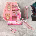 Cartoon Stationery Set for Kids – Complete 14-Piece School Supplies