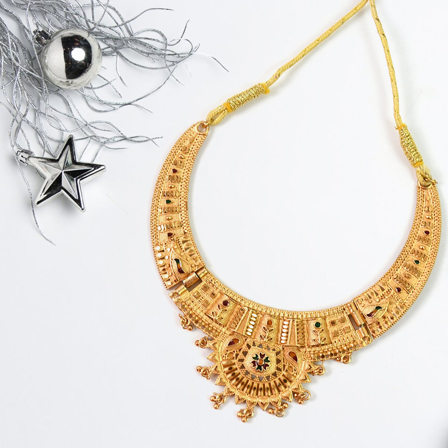 Radiant Gold Plated Necklace Set - Your Perfect Accessory