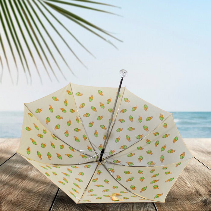 2 Fold Sun Protective Solid Foldable Outdoor Umbrella, Portable Sun, UV Protection Lightweight Rain Umbrella For Girls, Women, Men, Boys (1 pc)