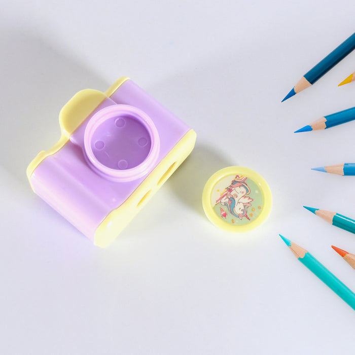 Buy Camera Shaped Pencil Sharpener | Perfect for Kids — DeoDap