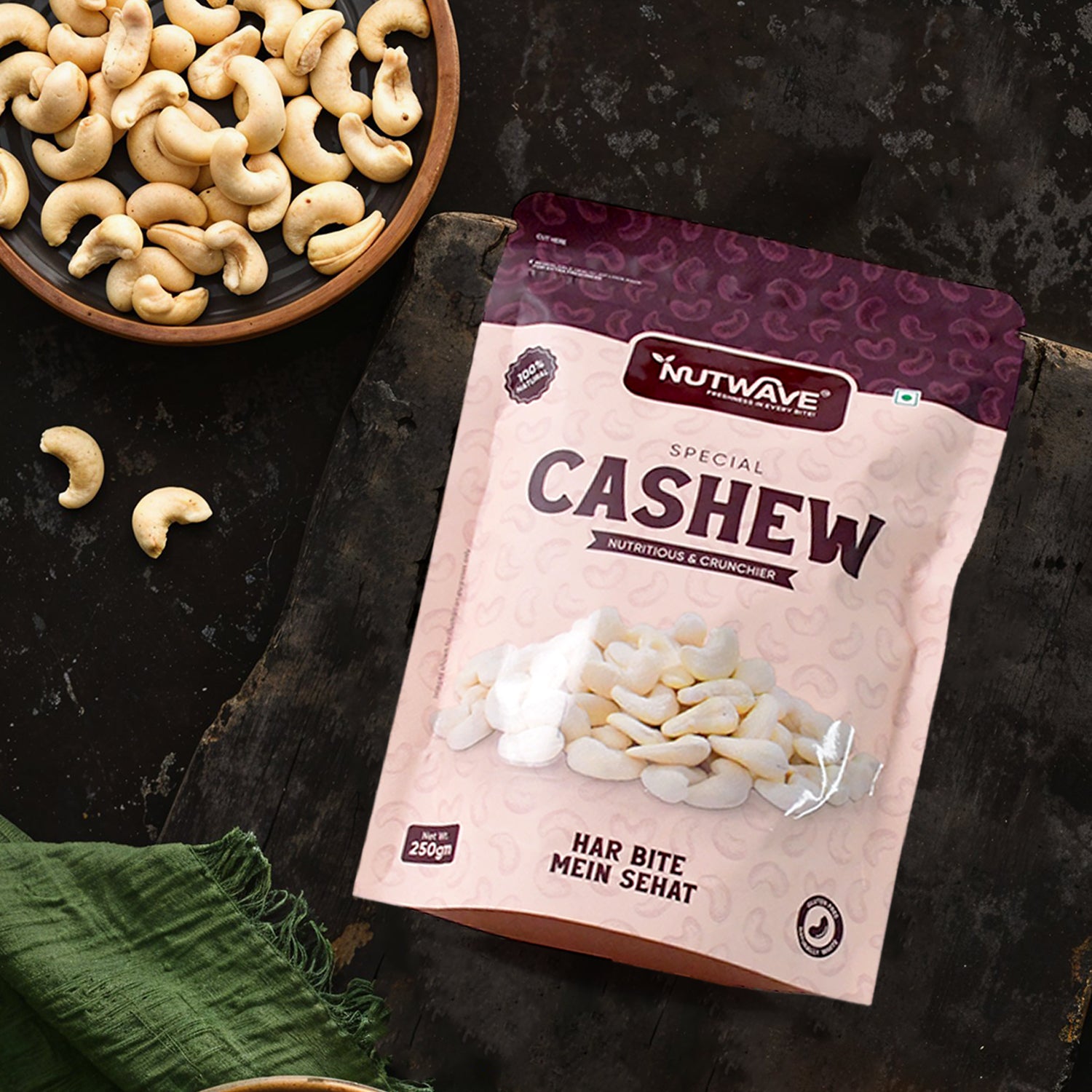Nutwave Special Cashew, dryfruits 250gm