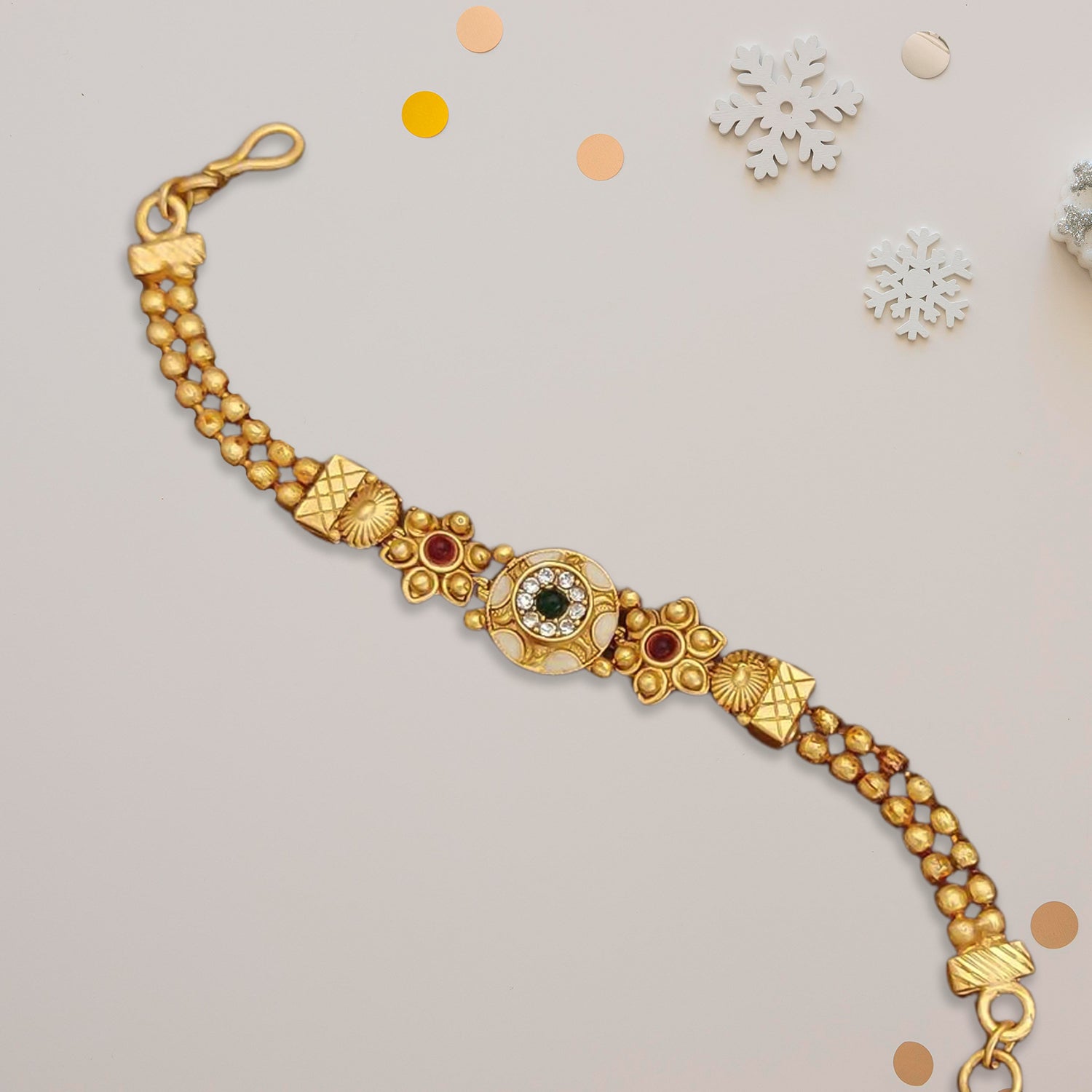 Radiant Gold-Plated Luxury Bracelet