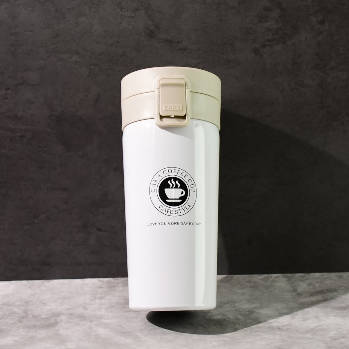 Travel Coffee Mug Combo – Leak-Resistant Coffee Tumbler & Camera Lens Design Mug