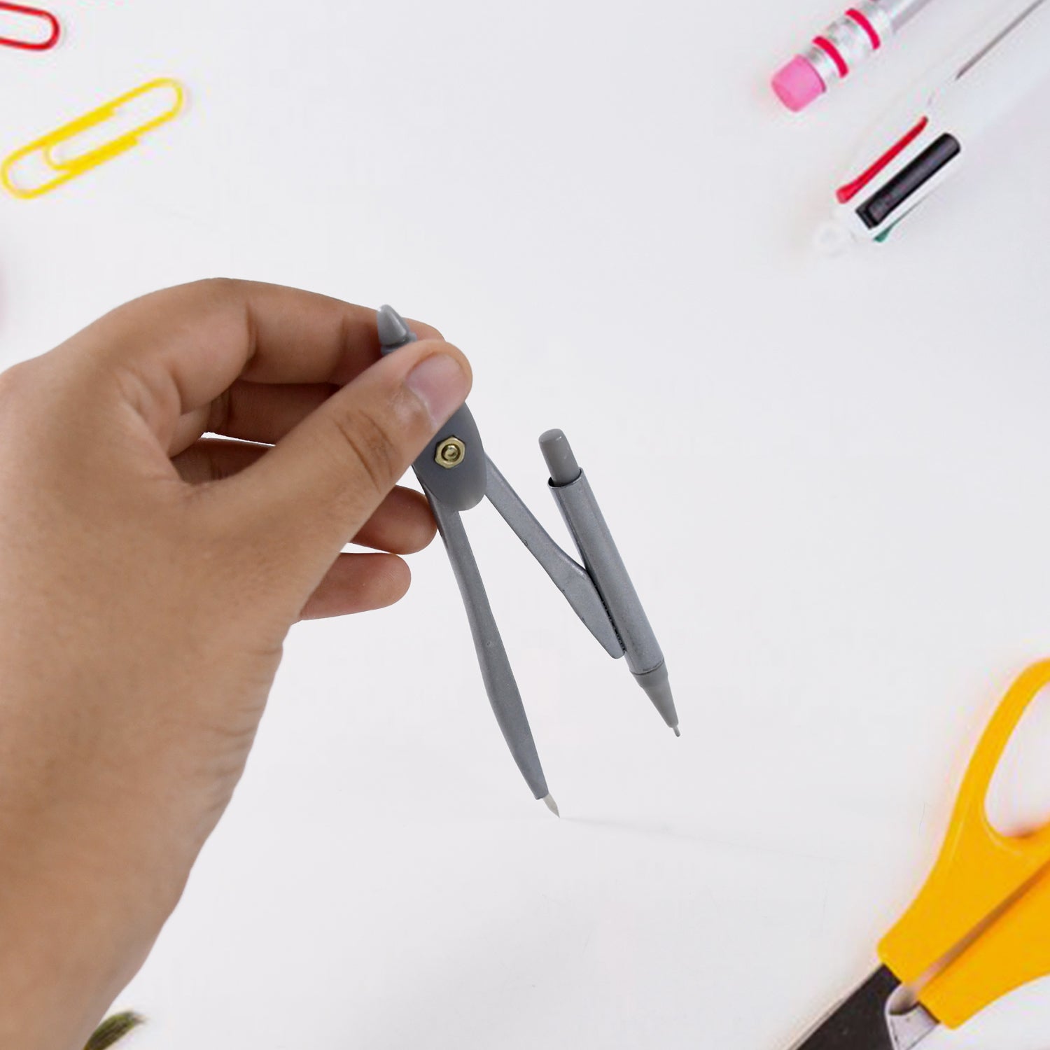 4-in-1 Premium Geometry Compass Set for Students and Professionals