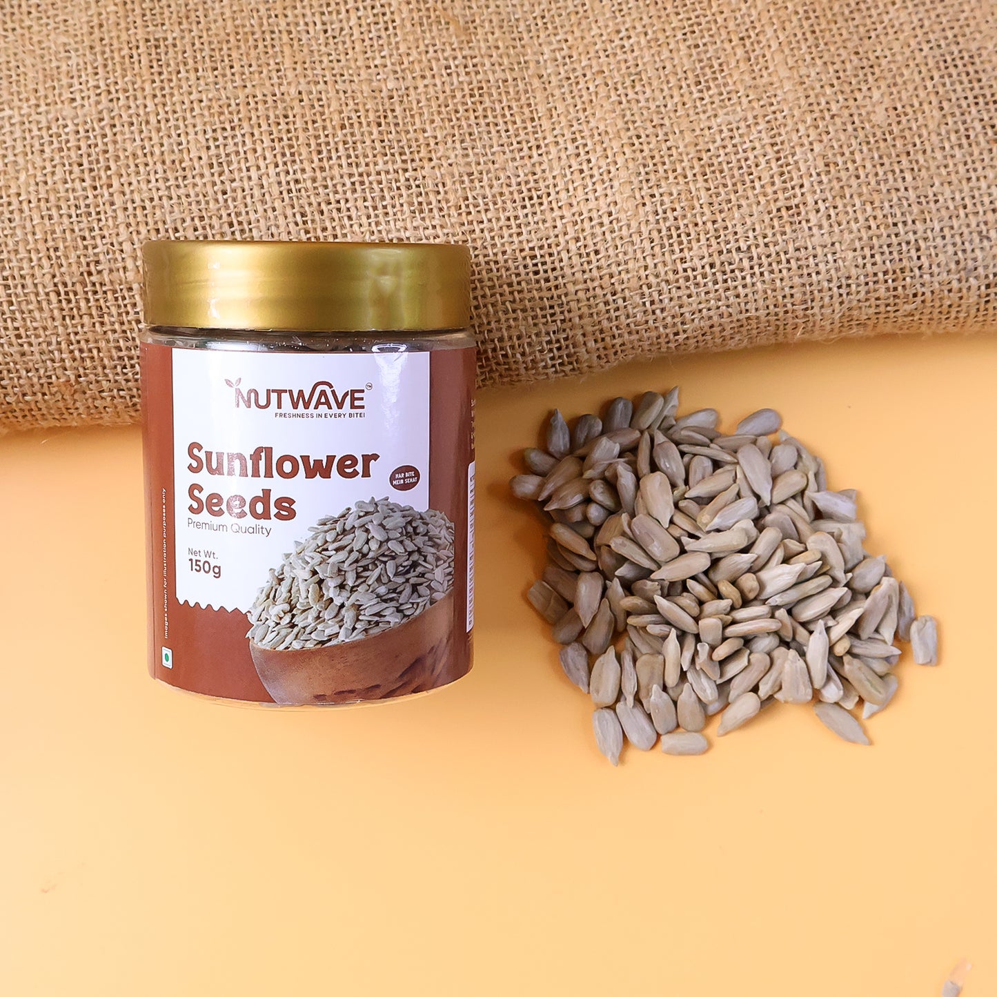 Nutwave Premium Quality Sunflower Seeds – Healthy & Crunchy Superfood (150 gm)