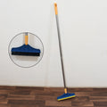 Floor Cleaning Brush – Long Handle 2-in-1 Wiper & Scrubber | Velvet Wipe