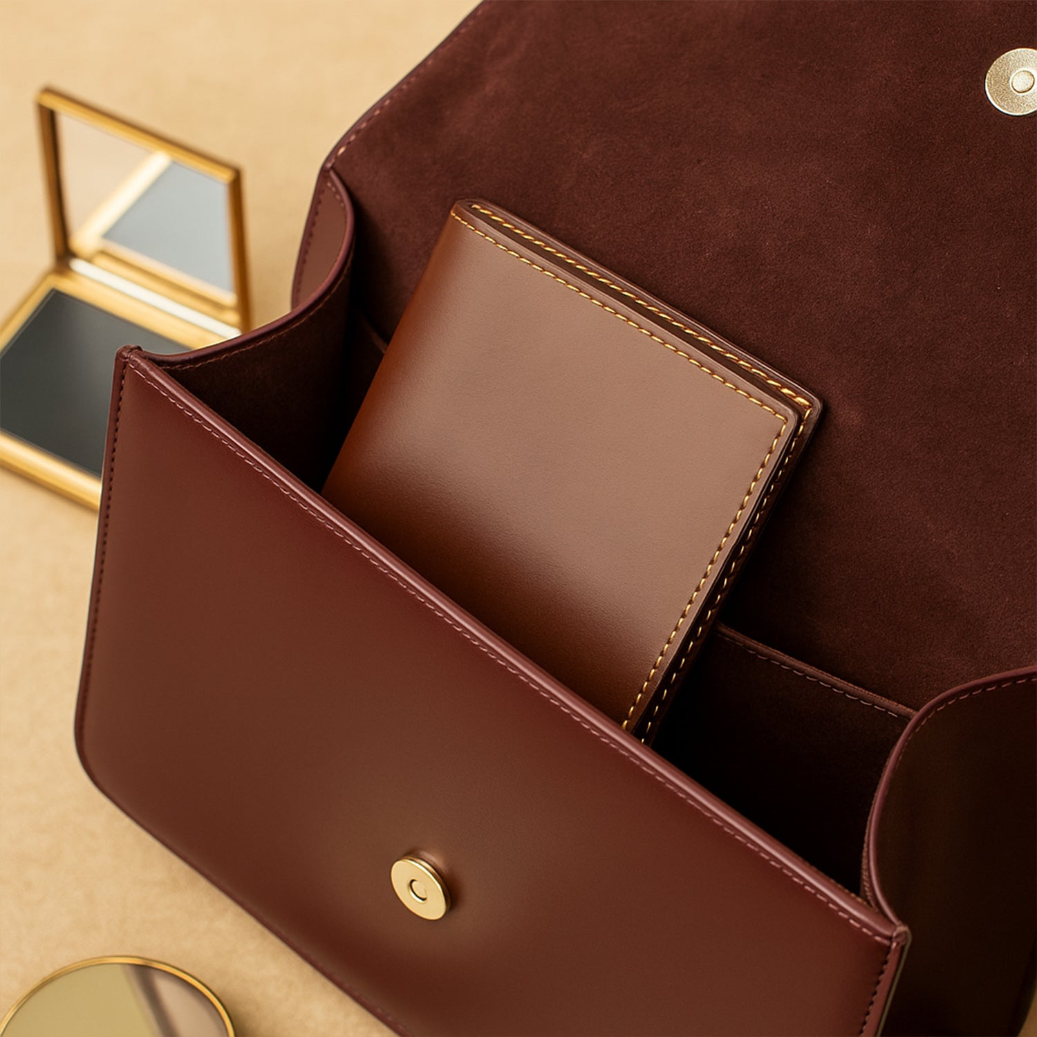 PU Leather Multipurpose Card Holder & Slim Travel Wallet (1 Pc)