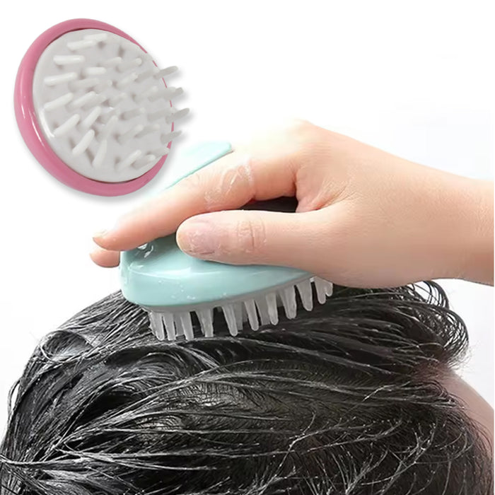12943 Hair Scalp Scrubber Massager, Waterproof Stress Fatigue Relief, Deep Clean for Hair Wash, Scalp and Body Massage with Soft Teeth Design
