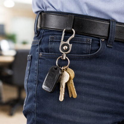 durable keychain clip holder