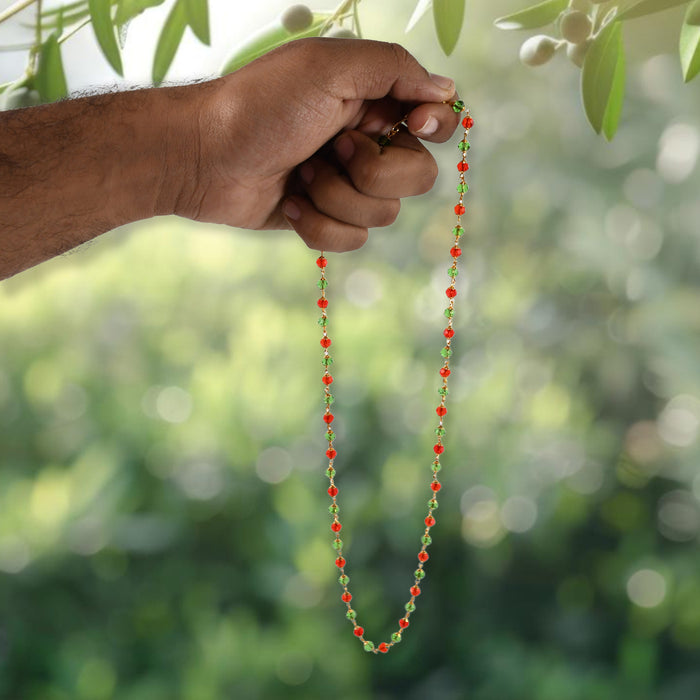 Crystal Mala Beads for Energy Healing and Mindfulness Practice