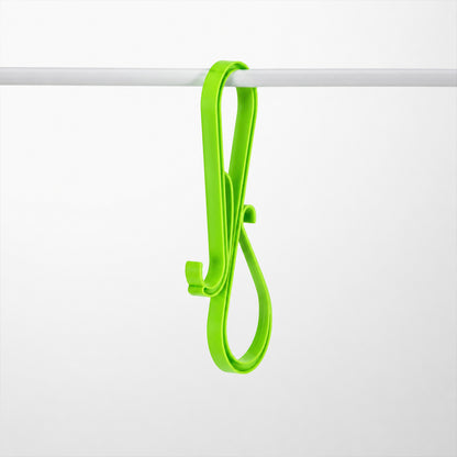 Plastic S Shape Multi Hook Hanger for Shoes Towels and Kitchen (1 Pc, Big Heavy)