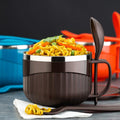 Insulated Lunch Bowl 650ml – Leak-Proof with Cutlery Set
