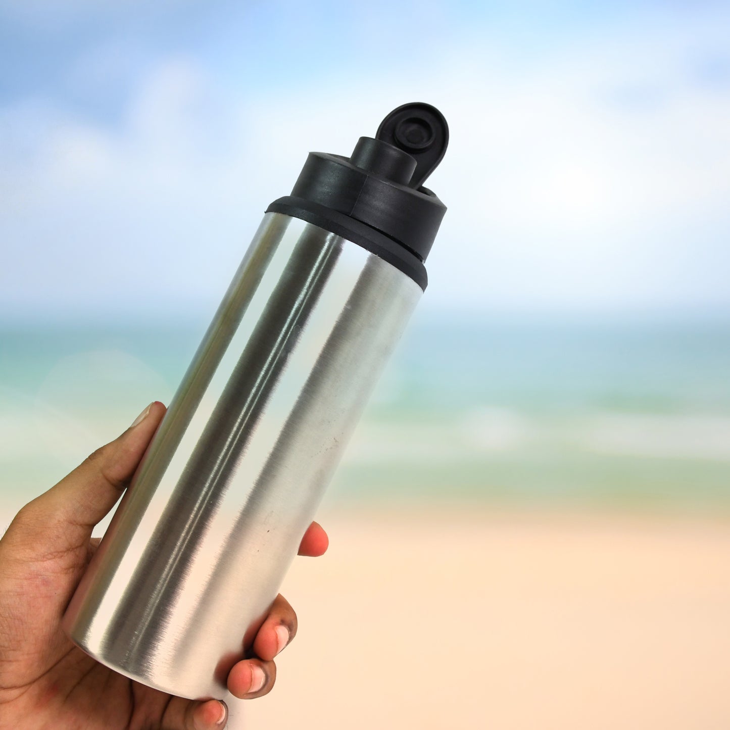 Steel Water Bottle | Sipper Bottle | Fridge Water Bottle Set of 1 (600 ML Approx)