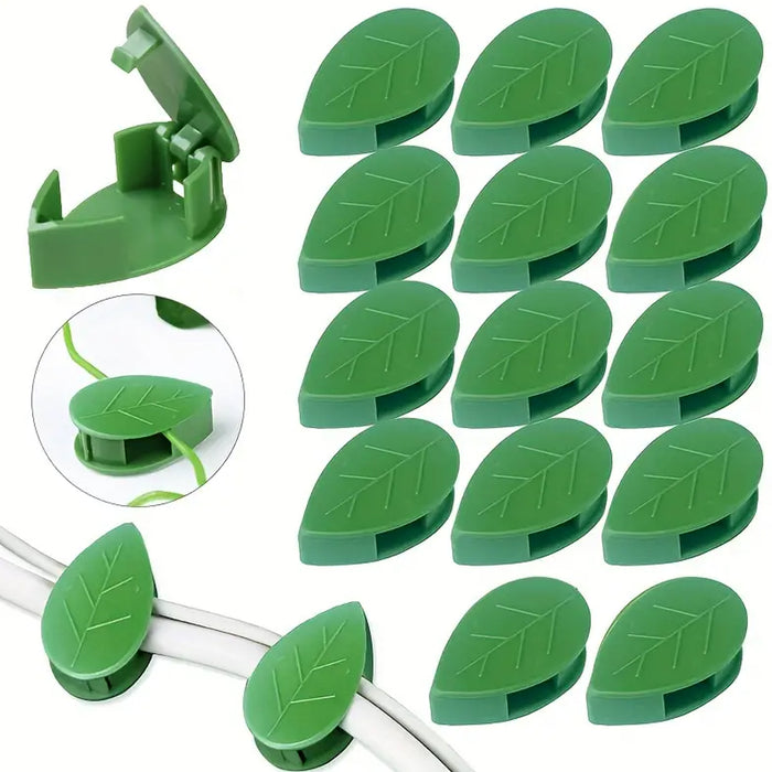 Plant Climbing Wall Fixture Clip Self-Adhesive Hook Vines Traction Invisible Stand Green Plant Clip Garden Wall Clip Plant Support Binding Clip Plants for Indoor Outdoor Decoration (30 Pcs Set)
