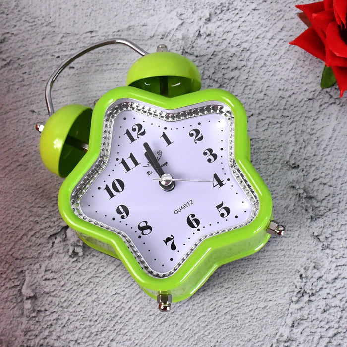 Mini Cute Alarm Clock Small Kids and Students (Mix Design & Color / 1 Pc)