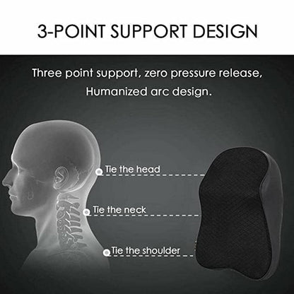 Memory foam car neck support cushion