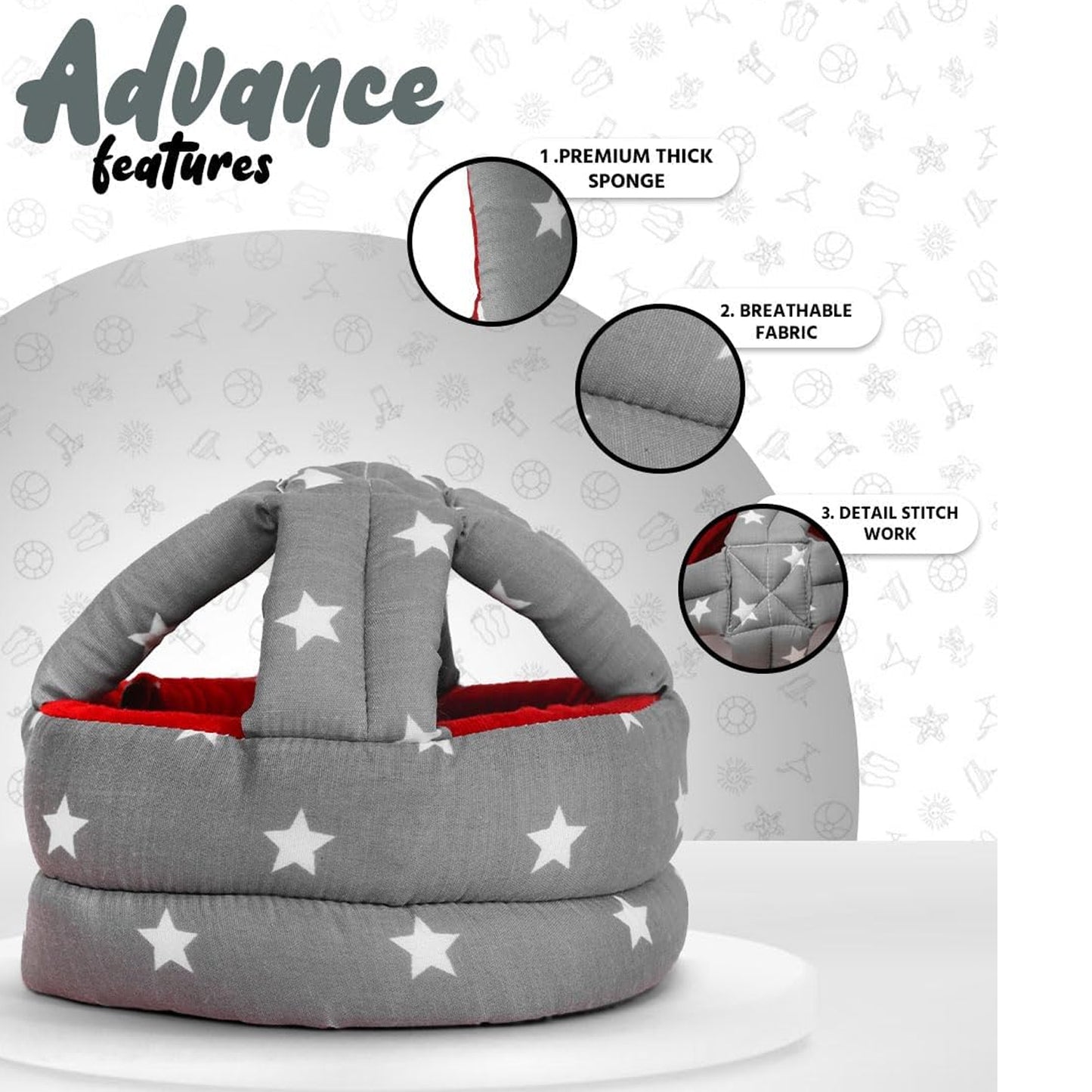 Padded Baby Protection Cap