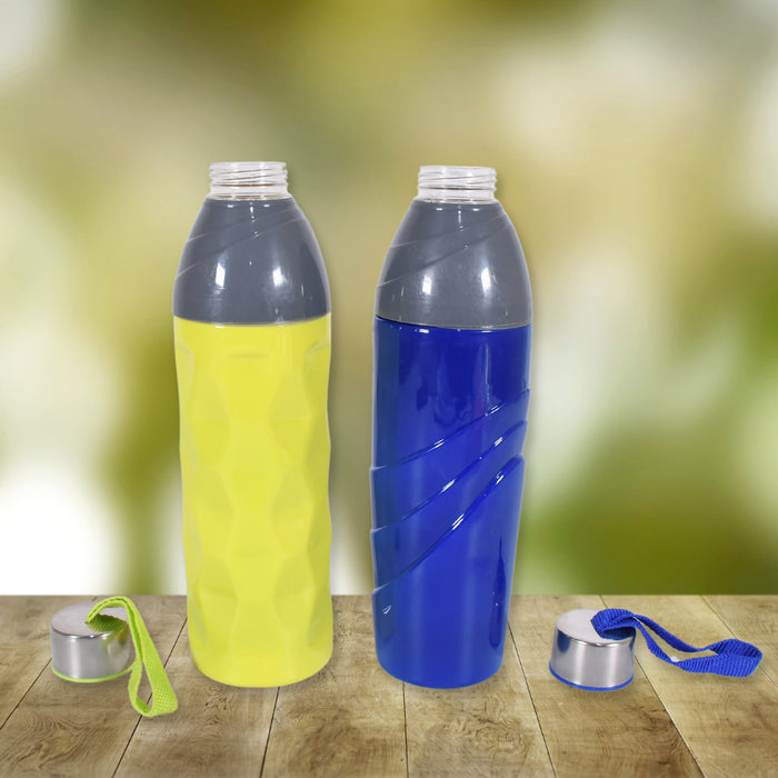 Plastic Sports Insulated Water Bottle with Dori Easy to Carry High Quality Water Bottle, BPA-Free & Leak-Proof! For Kids' School, For Fridge, Office, Sports, School, Gym, Yoga (1 Pc / Multi Color)